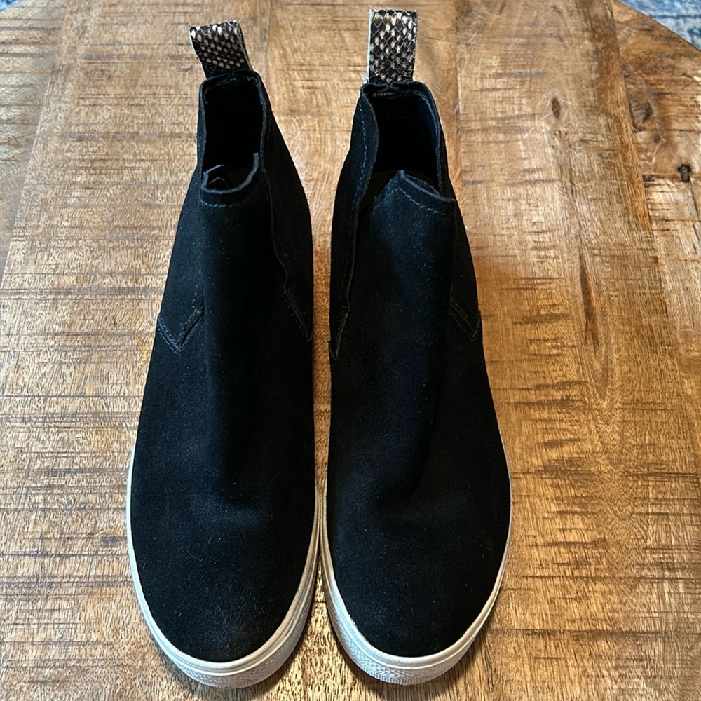 Dolce Vita Black Suede Sneaker Boot